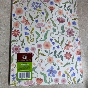Floral Padfolio
